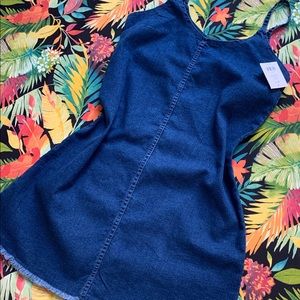 SOLD Spaghetti strap jean dress
